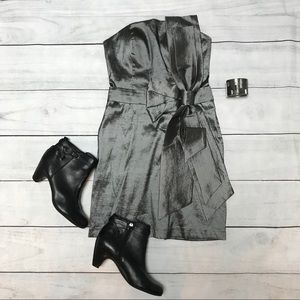 Romeo & Juliet strapless cocktail dress.